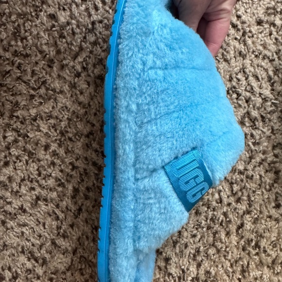 UGG Fluff Yeah Slide Slippers – Sky Blue, Women’s Size 11 - Picture 4 of 4